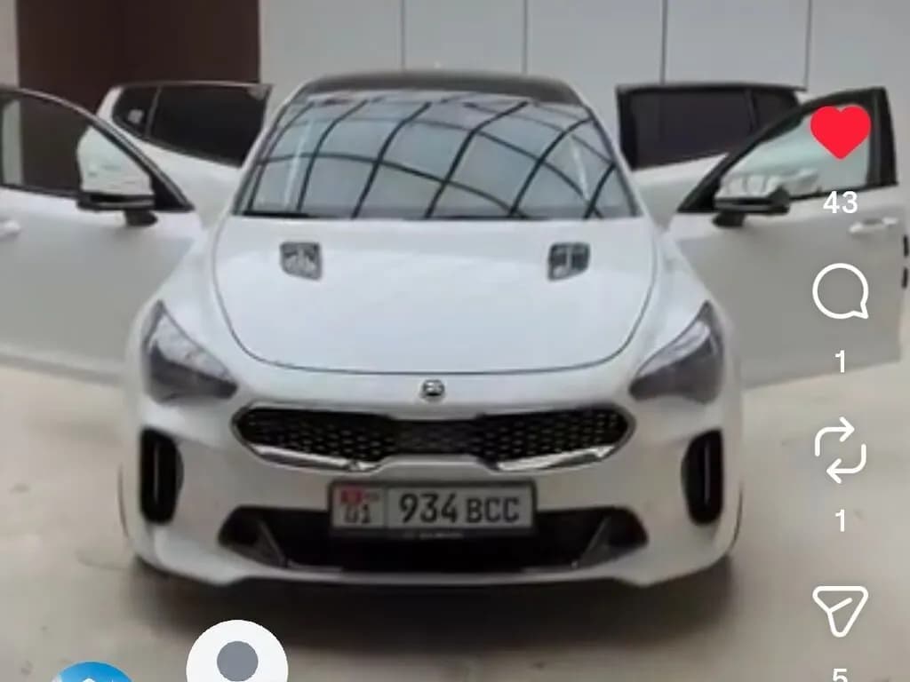 Kia Stinger, 2018, Бишкек