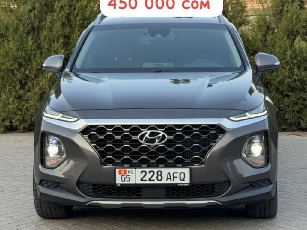 Hyundai Santa Fe, 2019, Бишкек